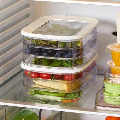 🍱 LIMITED-TIME 50% OFF! 👀 Clear Fridge Storage Container with Lid – Transparent Visibility, Stackable Design & 3 Size Options – Organize Your Fridge Effortlessly ✨