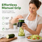 🥕 LIMITED-TIME 50% OFF! ✨ Handheld Vegetable Spiralizer Slicer – 4-in-1 Adjustable Blade System, Integrated Storage & Precision Steel – Healthy Meals Made Fun 🥗