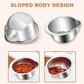 🍚 LIMITED-TIME 50% OFF! ✨ Stainless Steel Rice Strainer Bowl – Sloped Multi-Functional Design, SUS304 Food-Grade Steel & Space-Saving Storage – Effortless Washing & Draining 🥗