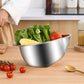 🍚 LIMITED-TIME 50% OFF! ✨ Stainless Steel Rice Strainer Bowl – Sloped Multi-Functional Design, SUS304 Food-Grade Steel & Space-Saving Storage – Effortless Washing & Draining 🥗