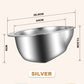 🍚 LIMITED-TIME 50% OFF! ✨ Stainless Steel Rice Strainer Bowl – Sloped Multi-Functional Design, SUS304 Food-Grade Steel & Space-Saving Storage – Effortless Washing & Draining 🥗