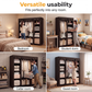 🏠 50% OFF! ✨ Easy-Assemble Non-Woven Fabric Wardrobe – Spacious Hanging Rod & Shelves, Sturdy Steel Frame & Dust-Proof Breathable Material – Instant Tidy Solution for Any Room 🧵
