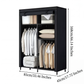 🏠 50% OFF! ✨ Easy-Assemble Non-Woven Fabric Wardrobe – Spacious Hanging Rod & Shelves, Sturdy Steel Frame & Dust-Proof Breathable Material – Instant Tidy Solution for Any Room 🧵