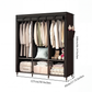 🏠 50% OFF! ✨ Easy-Assemble Non-Woven Fabric Wardrobe – Spacious Hanging Rod & Shelves, Sturdy Steel Frame & Dust-Proof Breathable Material – Instant Tidy Solution for Any Room 🧵