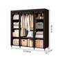 🏠 50% OFF! ✨ Easy-Assemble Non-Woven Fabric Wardrobe – Spacious Hanging Rod & Shelves, Sturdy Steel Frame & Dust-Proof Breathable Material – Instant Tidy Solution for Any Room 🧵