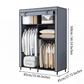 🏠 50% OFF! ✨ Easy-Assemble Non-Woven Fabric Wardrobe – Spacious Hanging Rod & Shelves, Sturdy Steel Frame & Dust-Proof Breathable Material – Instant Tidy Solution for Any Room 🧵
