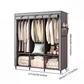 🏠 50% OFF! ✨ Easy-Assemble Non-Woven Fabric Wardrobe – Spacious Hanging Rod & Shelves, Sturdy Steel Frame & Dust-Proof Breathable Material – Instant Tidy Solution for Any Room 🧵