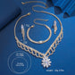 🌸 50% OFF NOW! ✨ Elegant Lotus Rhinestone Jewelry Set – Sparkling Diamond-Like Accents, Premium Copper Base & Adjustable Chain – Complete Polished Look for Any Occasion 💎