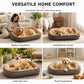 🐾 LIMITED-TIME 50% OFF! ☁️ All-Season Ergonomic Comfort Pet Bed – Supportive Foam Base, Breathable Dual-Texture & Cloud-Like Bolster – Cozy Rest All Year ✨