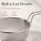 🔪🍳 50% OFF! 💧 Stainless Steel Sieve with Handle – Fine Mesh, Durable 304 Steel & Easy-Grip Ergonomic Handle – Strain Pasta, Fruits & Veggies Effortlessly ✨