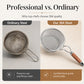 🔪🍳 50% OFF! 💧 Stainless Steel Sieve with Handle – Fine Mesh, Durable 304 Steel & Easy-Grip Ergonomic Handle – Strain Pasta, Fruits & Veggies Effortlessly ✨