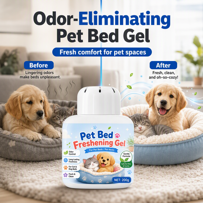 🐾 50% OFF! ✨ Pet Odor Eliminator Gel – Long-Lasting Freshness for Beds & Resting Areas – Gentle Daily Deodorizing, Cleaner-Smelling Sleep Zones 🏠