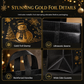 🎄 LIMITED-TIME 50% OFF! 🖤 Black Christmas Non-Woven Gift Tote Bag – Heavy-Duty Tearless Support, Weatherproof Laminated Barrier & Stunning Gold Foil Details – Holiday Gifting Made Elegant ✨