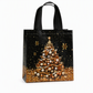 🎄 LIMITED-TIME 50% OFF! 🖤 Black Christmas Non-Woven Gift Tote Bag – Heavy-Duty Tearless Support, Weatherproof Laminated Barrier & Stunning Gold Foil Details – Holiday Gifting Made Elegant ✨