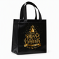 🎄 LIMITED-TIME 50% OFF! 🖤 Black Christmas Non-Woven Gift Tote Bag – Heavy-Duty Tearless Support, Weatherproof Laminated Barrier & Stunning Gold Foil Details – Holiday Gifting Made Elegant ✨