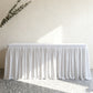 ⏳🔥 LIMITED-TIME 50% OFF! ⏰🌹 Pleated Table Skirt for Events – Elegant Wrinkle-Resistant Polyester with Classic Box Pleats, Stain & Fade Resistant, Effortless Quick Setup – 11 Colors & 3 Sizes for Parties Weddings & Gatherings ✨