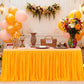 ⏳🔥 LIMITED-TIME 50% OFF! ⏰🌹 Pleated Table Skirt for Events – Elegant Wrinkle-Resistant Polyester with Classic Box Pleats, Stain & Fade Resistant, Effortless Quick Setup – 11 Colors & 3 Sizes for Parties Weddings & Gatherings ✨