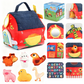 🧸 50% OFF! 🚜 Interactive Plush Farm House Toy Set for Kids – 6 Exploration Zones, Adorable Animal Puppets & Portable Storage Design – Learn, Play & Grow ✨