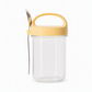 🥣 50% OFF! ✨ Portable Glass Overnight Oats Jar with Spoon & Leakproof Lid – Airtight Seal, Built-In Spoon Holder & Heat-Resistant Glass – Fresh Breakfast Anywhere 🏃