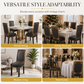 📢📢 50% OFF!! ⏰ Washable Stretch Chair Cover – Baroque Gold Carved Patterns, Infinite Stretch Fit & High-Density Elastic Fabric – Royal Elegance for Your Dining Room ✨