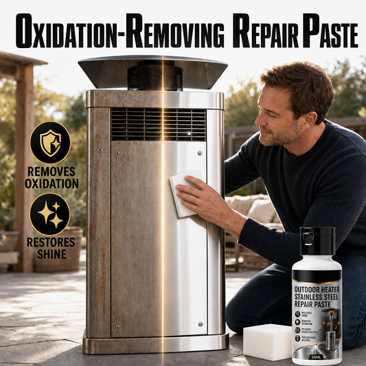 🔧 Save 50%! 🛠️ Steel Repair Paste – Heat-Resistant Formula for Outdoor Heaters, Removes Oxidation & Restores Polished Shine – Durable Metal Care ✨