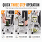 🔪 50% OFF! ✨ Vertical Manual Vegetable Cutter & Dicer – Stainless Steel French Fry Slicer, Heavy-Duty Lever Action & 4 Sharp Blades – Fast Uniform Cutting for Potatoes, Cucumbers & Radishes 🥔