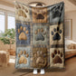 🐾 50% OFF! ✨ Cute Paw Print Soft Flannel Blanket – Cozy Warmth, Vibrant Long-Lasting Print & Versatile Everyday Use – Adorable Comfort for Bedrooms, Sofas & Pet-Friendly Homes 🛋️