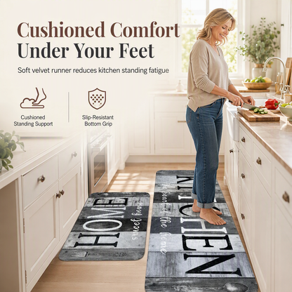 🛋️ 50% OFF! ✨ Non-Slip Velvet Floor Mats – Crystal Soft Cushioned Comfort, Anti-Slip Dot Backing & High-Absorption Surface – Secure Grip & Cozy Feel for Kitchen & Entryway ✨