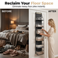 🚪 50% OFF! ✨ Space-Saving Over-Door Organizer – Multi-Tier Vertical Storage, Transparent Front Windows & Sturdy PP Board Support – Clear Clutter in Seconds 🧺