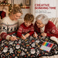 🎅 50% OFF! 🎄✨ Family DIY Coloring Blanket – Ultra-Soft High-Density Fleece, Festive Holiday Patterns & Stress-Relief Creative Fun – Cozy Masterpiece for All Ages 🎨