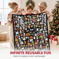 🎅 50% OFF! 🎄✨ Family DIY Coloring Blanket – Ultra-Soft High-Density Fleece, Festive Holiday Patterns & Stress-Relief Creative Fun – Cozy Masterpiece for All Ages 🎨
