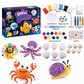 🎨 50% OFF! ✨ Kids Creative DIY Rock Painting Kit – Real Stones & Shells, Vibrant Glowing Neon Paint & Washable Safe Materials – Nurture Young Artistic Minds 🪨