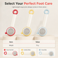 🦶 50% OFF! ✨ 3-in-1 Callus Remover & Foot Scrub – Safe 304 Stainless Steel, Soft Rubber Toe Bristles & Pumice Stone – Smooth Soft Feet in 3 Simple Steps 🔧