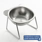 🥣 50% OFF! ✨ 15° Tilted Orthopaedic Feeding Bowl – Raised Stainless Steel Stand, Ergonomic Angle for Better Digestion & Removable Bowl – Simple Everyday Feeding for Cats & Dogs 🐾
