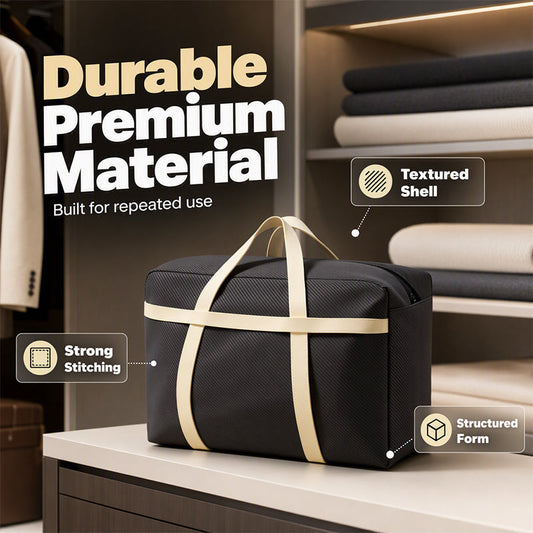📦 50% OFF! ✨ Heavy-Duty Large Storage Bag with Reinforced Handles & Dual Zippers – Tear-Resistant Breathable Non-Woven Fabric, Load-Bearing Webbing Handles, Smooth Two-Way Zippers & Dustproof Water-Resistant Protection – 6 Sizes 3 Colors 🏠