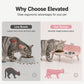 🐾 50% OFF! ✨ Elevated Detachable Pet Double Bowls – Scientific Neck Care Design, Stainless Steel & Food-Grade Materials – Ergonomic Dining for Cats & Small Dogs 🍽️