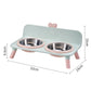 🐾 50% OFF! ✨ Elevated Detachable Pet Double Bowls – Scientific Neck Care Design, Stainless Steel & Food-Grade Materials – Ergonomic Dining for Cats & Small Dogs 🍽️