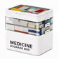 💊 50% OFF! ✨ Large Plastic Medicine Storage Box – Multi-Layer Divided Compartments, Impact-Resistant Body & Secure Foldable Handle – Organized Family First Aid in One Portable Case 📦