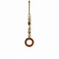 🏠 50% OFF! ✨ Decorative Beaded Towel Hanger with Wooden Ring – Handcrafted Ceramic Beads, Natural Jute Rope & Rustic Wood Accent – Artisanal Multi-Use Organizer for Kitchen & Bath 🪵