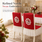 ⏳ 50% OFF! ✨ Modern Minimalist Dining Tablecloth & Chair Cover Set – Thick Quilted Padding, Nordic Swan Embroidery & Diamond Quilting – Elegant Protection for Daily Dining 🪑🦢