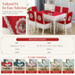 ⏳ 50% OFF! ✨ Modern Minimalist Dining Tablecloth & Chair Cover Set – Thick Quilted Padding, Nordic Swan Embroidery & Diamond Quilting – Elegant Protection for Daily Dining 🪑🦢