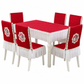 ⏳ 50% OFF! ✨ Modern Minimalist Dining Tablecloth & Chair Cover Set – Thick Quilted Padding, Nordic Swan Embroidery & Diamond Quilting – Elegant Protection for Daily Dining 🪑🦢