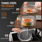 🍲 50% OFF! ✨ Multi-Layer Stackable Microwave Food Cover – Splatter Protection, Moisture Retention & High Transparency PC – Heat, Store & Stack with Ease 🧊