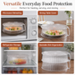 🍲 50% OFF! ✨ Multi-Layer Stackable Microwave Food Cover – Splatter Protection, Moisture Retention & High Transparency PC – Heat, Store & Stack with Ease 🧊