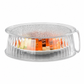 🍲 50% OFF! ✨ Multi-Layer Stackable Microwave Food Cover – Splatter Protection, Moisture Retention & High Transparency PC – Heat, Store & Stack with Ease 🧊