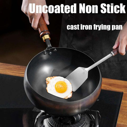 🍲 50% OFF! ✨ Cast Iron Dutch Oven Pot with Lid – Uncoated Pure Iron Healthy Cooking, Family-Sized 24cm Deep Design & Versatile Curved Bottom – Perfect for Stews, Soups & One-Pot Meals 🥘