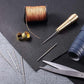 🧵 50% OFF! ✨ 5PCS Leather Sewing Awl Kit – High-Strength Steel & Copper Handle, 4 Interchangeable Needles & Waxed Thread – Professional Stitching for Leather, Canvas & DIY 🪡