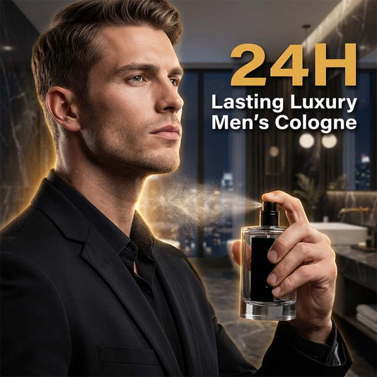 🧴 50% OFF! ✨ Men's Luxury Cologne – 24H Lasting, Orange & Peppermint, Jasmine, Sandalwood & Amber – Multi-Layered Aromatic Scent for the Modern Gentleman 💼