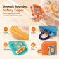 🧸 50% OFF! ✨ Sensory Busy Ball Stacking Toy – 5 Multi-Sided Activity Panels, Press Buttons & Slide Gears, Smooth Rounded Edges – Portable Fun for Travel & Play 🎈