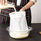 🥛 50% OFF! ✨ High-Density Reusable Food Strainer Bag – Fine Mesh Filters Tiny Particles, Durable Food-Grade Nylon & Drawstring Closure – Perfect for Soy Milk, Juice, Wine & Cold Brew 🧺